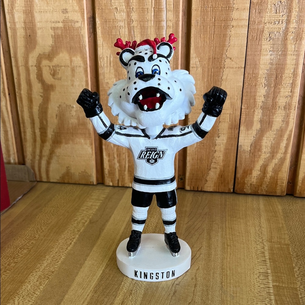 Ontario Reign Mascot Bobblehead Toy NIB SGA
